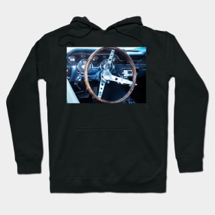 Steering wheel US car classic Hoodie